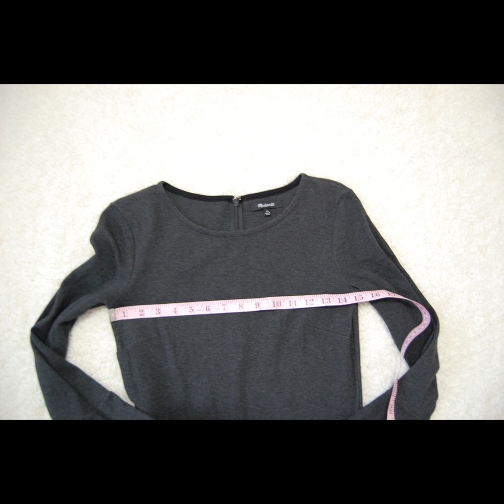 Madewell Knit Bell Sleeve Long Sleeve Dress XS - Picture 5 of 8